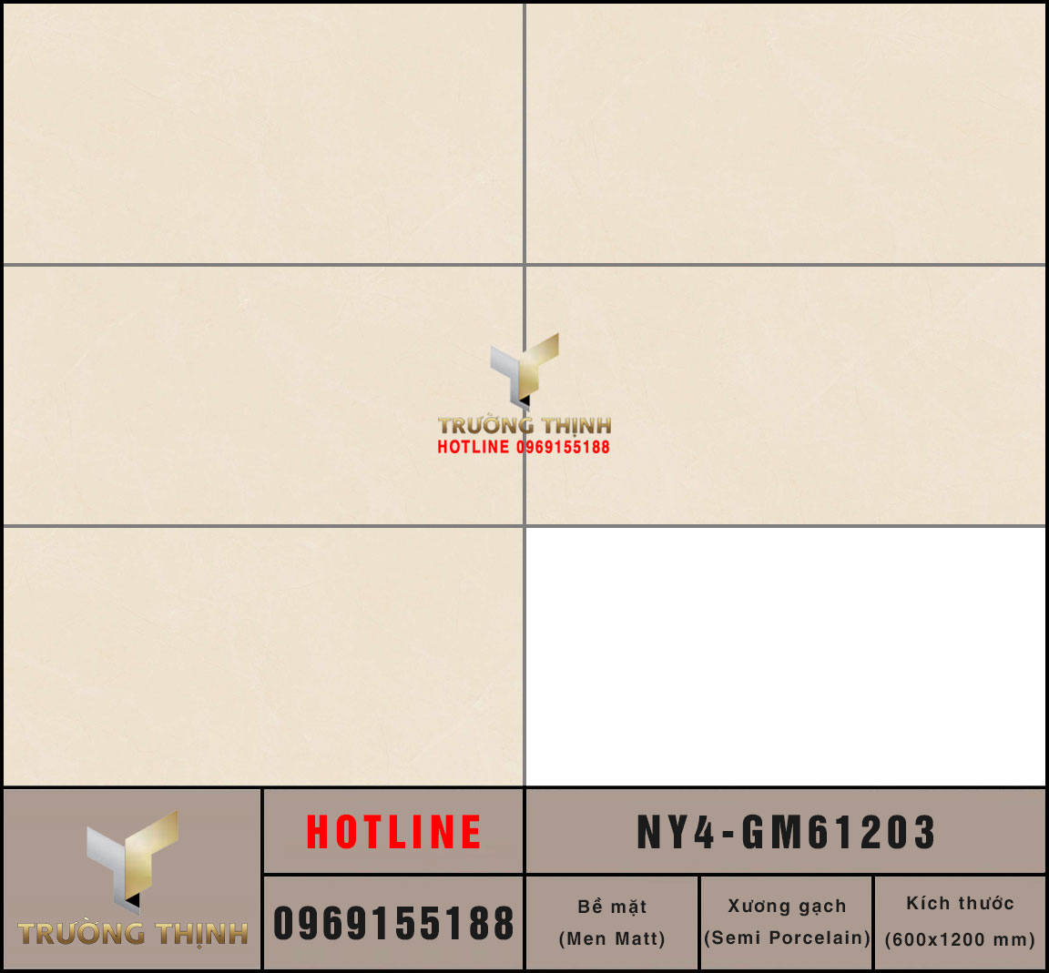 Gạch ốp lát granite men Matt 600x1200 Viglacera NY4 GM61203: Sự Sang Trọng Từ BST United New York
