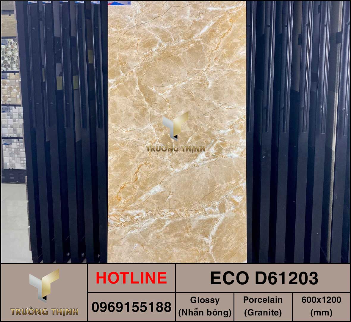 Gạch vân đá 600x1200 Viglacera ECO D61203 giá rẻ