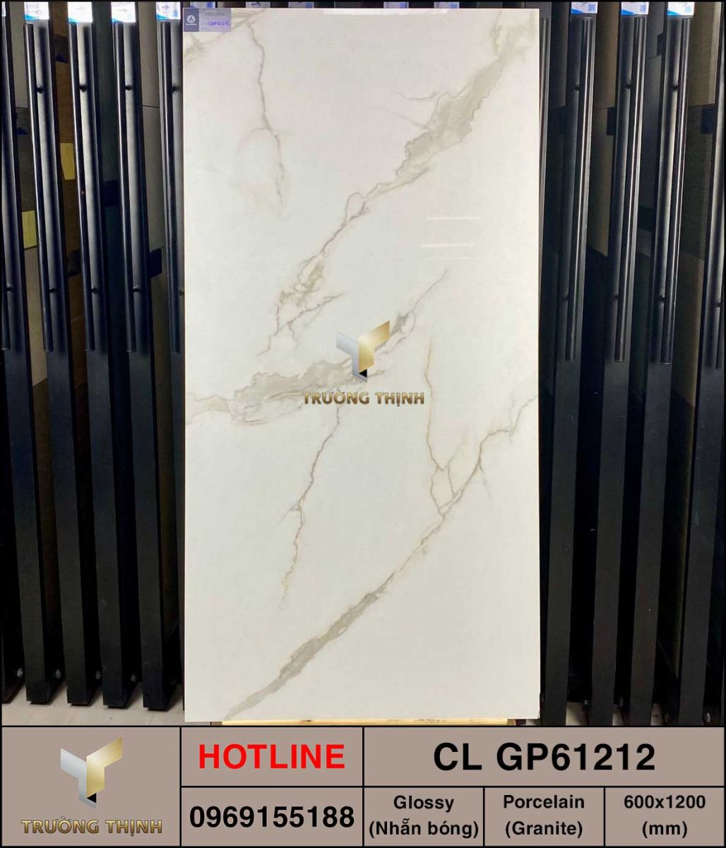 Gạch vân mây 600x1200 Viglacera Cửu Long CL GP61212 cao cấp